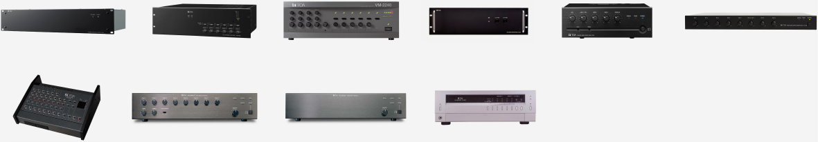 All kinds of Power Amplifiers・Mixer Power Amplifiers